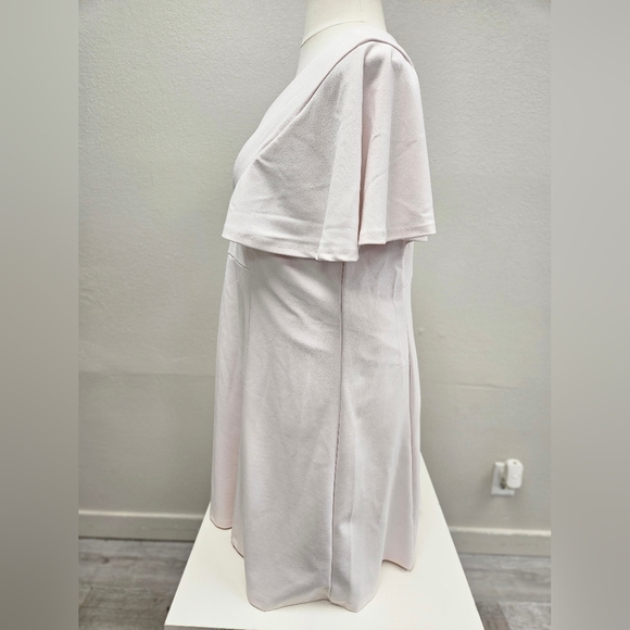 LIZ CLAIBORNE Flutter Dress Size 18W pale pink - Picture 3 of 6